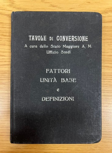 Manuale tavole conversione - manuale,