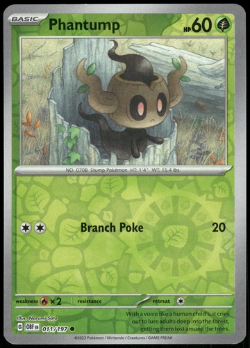 Reverse holo phantump - reverse, 011/197