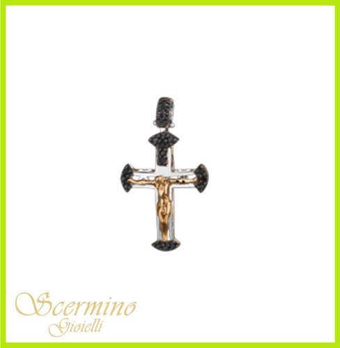 Pendente croce uomo oro - da,