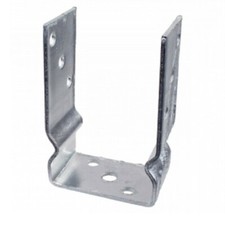 Supporto staffa rialzata per travi in legno ad U sospeso da terra porta pilastro