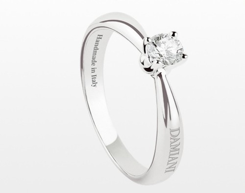 Anello solitario damiani - solitario,