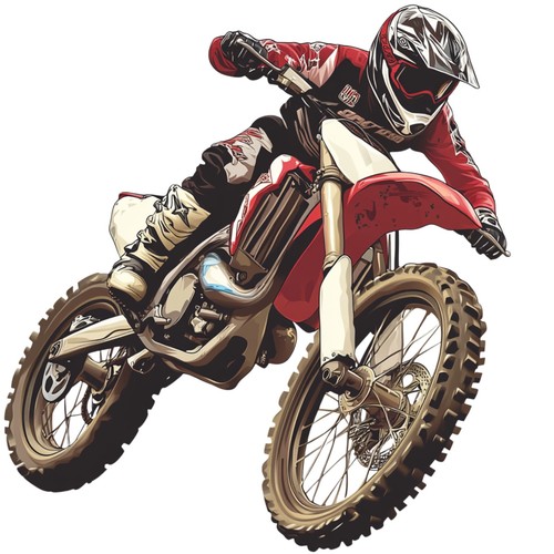 Adesivi dirt bike motocross - adesivi,
