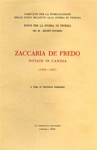 Zaccaria fredo notaio - ,