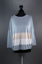 Pullover Zebra Donna XS S Blu