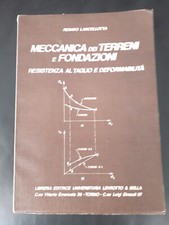"MECCANICA DEI TERRENI"RENATO LANCELLOTTA,LIBREIRA LEVROTTO E BELLA, 1983,BUONO