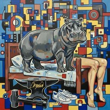 Quadro Moderno Astratto