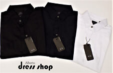 Camicia slim elegante ARMANI EXCHANGE uomo 8NZCBD ZN10Z blu nero bianco