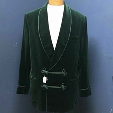 Men's Green Velvet Smoking