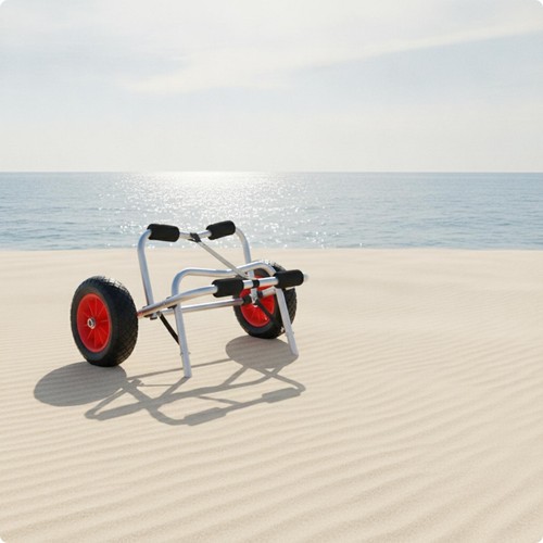 Carrello per kayak con - , ruote