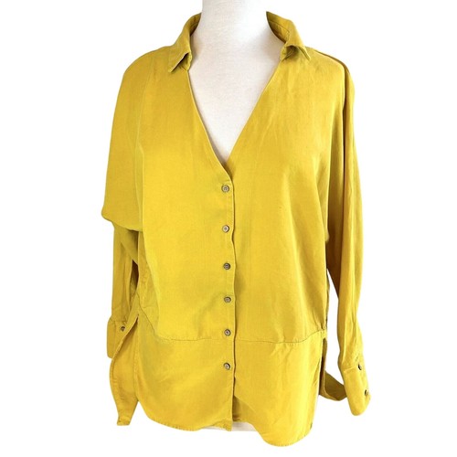 Blusa zara giallo senape - zara,