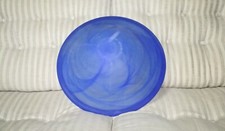 Piatto Plafoniera 38cm Vetro Blu Ceiling Lamps Dish RefMO