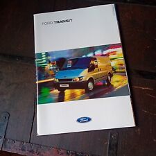 FORD TRANSIT 2001 FURGONE CABINATO MINIBUS VAN COMBI Brochure ORIGINALE 