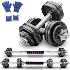 Set Pesi 20 Kg Con Manubri