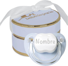 Ciuccio per Bambini Personalizzato Con Nome | Regalo Neonato Maschio Femmina 0/6