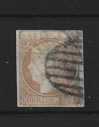 España 1852 edifil 14 - -,