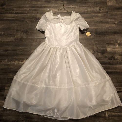 Abito bambina bianco fiori