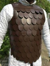 Armatura medievale in pelle di Halloween armatura scacchiera in pelle armatur...