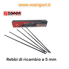 ZANON Rebbi Astina 5ømm in carbonio ricambio scuotitore olive Karbonium Albatros