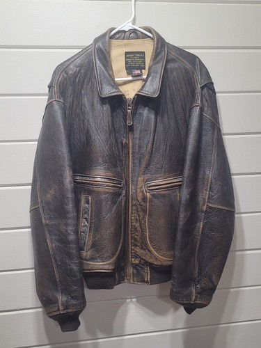 Avirex leather bomber - avirex,