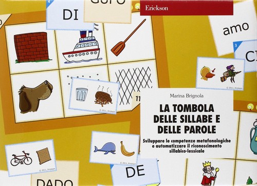 Tombola delle sillabe e - tombola,