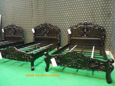 Letto rococò stile gotico