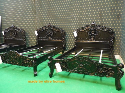 Letto rococò stile gotico
