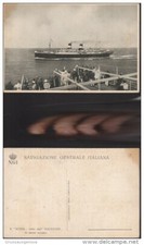 4770) NAVIGAZIONE GENERALE ITALIANA IL ROMA VISTO DALL'AUGUSTUS IN PIENO OCEANO