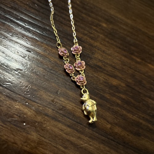 Collana goccia rose rosa - , tono