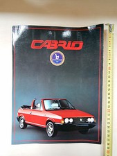 DEPLIANT PROMO ORIGINALE FIAT RITMO CABRIO BERTONE