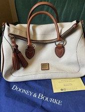 Borsa grande Dooney & Bourke in pelle grana di ciottoli in osso bellissima borsa!!