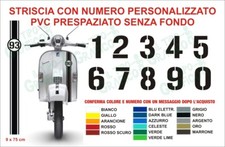 Striscia Sticker NUMERO