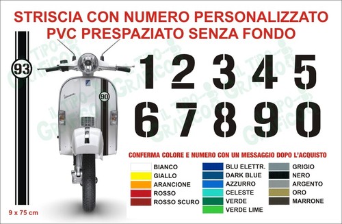 Striscia sticker numero - striscia,