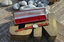 LONGINES MEN'S CALATRAVA 6888 19.4 VINTAGE DRESS WATCH 18K ROSE GOLD + BOX