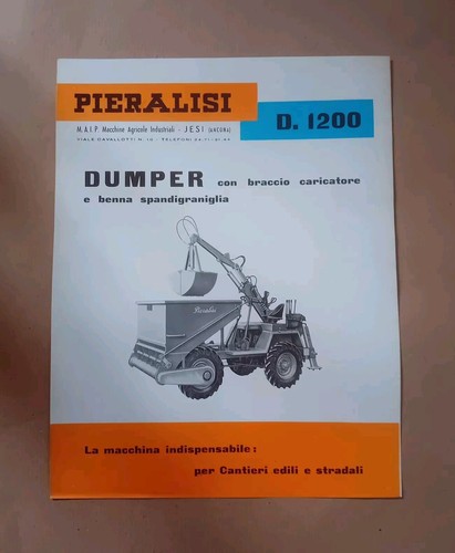 Dumper pieralisi d1200 motore - d1200,