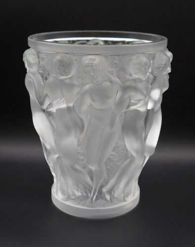 France lalique bacchantes - lalique, vase