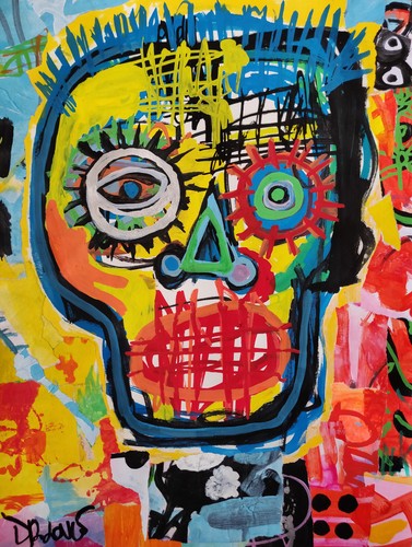 Love basquiat teschio - dr.,