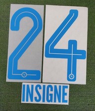 SSC NAPOLI NAMESET KIT UFFICIALE NOME+NUMERO  Insigne 24 stagione 17/18