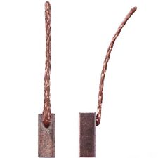 Spazzole carbone carbone 4x4x10 mm tergicristallo/clima/pompa acqua supplementare 