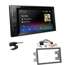 Pioneer 2-DIN autoradio Bluetooth CD/DVD USB per Volkswagen VW Polo 9N Quadlock