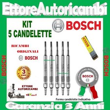 5 CANDELETTE BOSCH MERCEDES