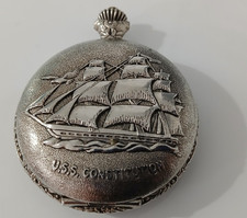 Orologio da Tasca Taschino Vintage Geneva Antimagnetic Uss Constitution