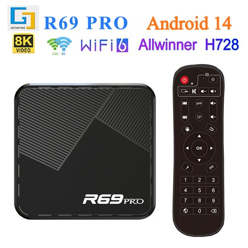 R69 pro android14 box - tv,