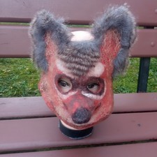 Maschera orso in feltro per