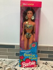 Barbie Tropical Splash Kira bambola 1994 Mattel vintage nuova con scatola con profumo