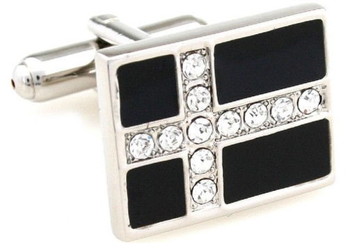 Coppia gemelli croce cristallo - coppia,