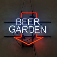 Insegna Neon Freccia Giardino
