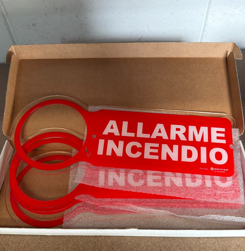 Kit targa allarme - pz,
