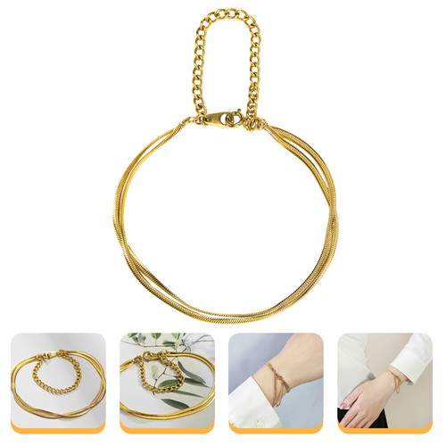 Bracciale doppio piatto - bracciale,