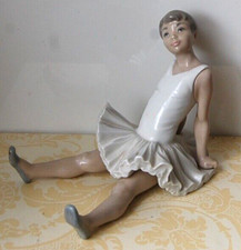 Statuina Nao Landro Ballerina Ballerina Porcellana Decorativa da Collezione Spagna.  