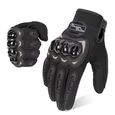 Guanti Moto Estivi Omologati Traspiranti, Antiscivolo, Touchscreen, Regolabili